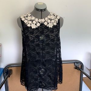 Anthropologie Eloise sleeveless top with collar